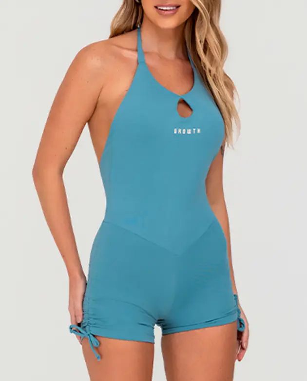 Macaquinho Growth Frente Unica Azul