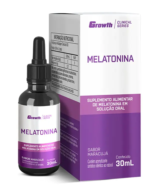 Melatonina 0,21mg 30ml Sabor Maracujá
