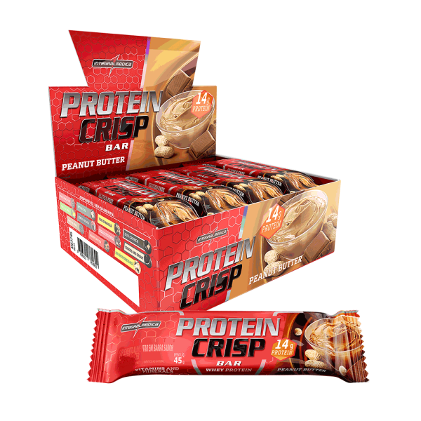 Protein Crisp Bar 12 und – barra de proteína Integralmedica