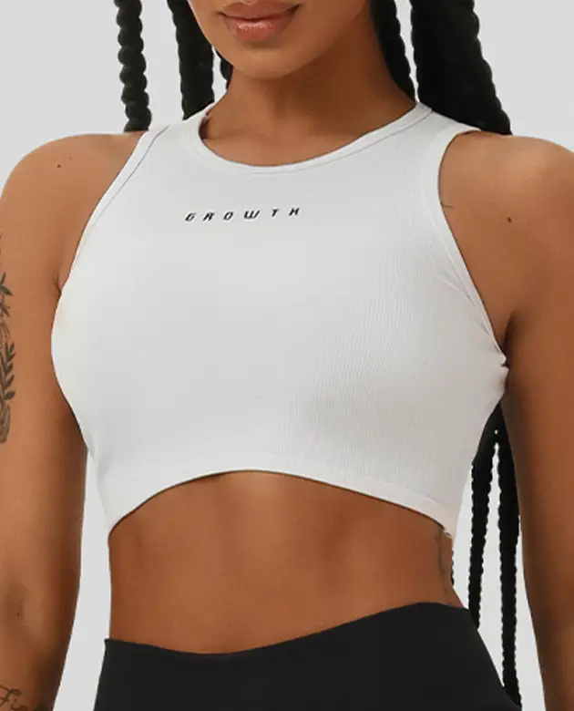 Regata Cropped Cava Branca