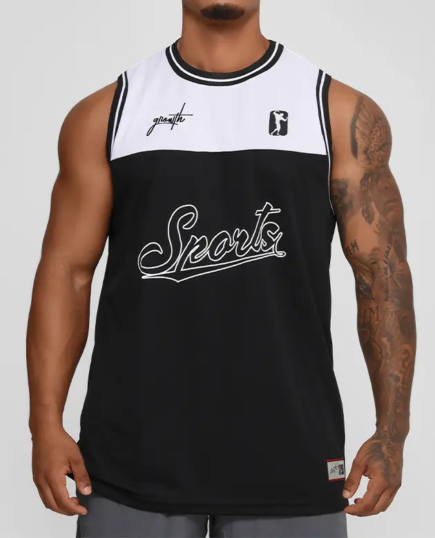 Regata Growth Sports G9 Preto/Branco