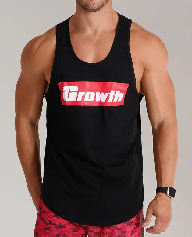 Regata Preta Growth Retangulo