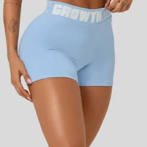 Short Azul Bebe Ad Recorte Logo Growth