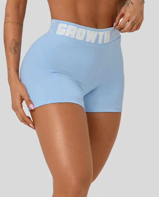 Short Azul Bebe Ad Recorte Logo Growth