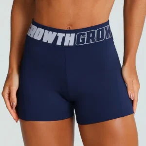 Short Azul Marinho Ad Recorte Logo Growth