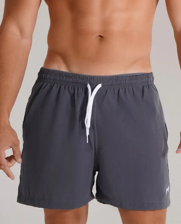 Short Banho Growth Manuscrito Preto