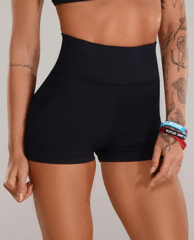 Short Growth Luar Preto