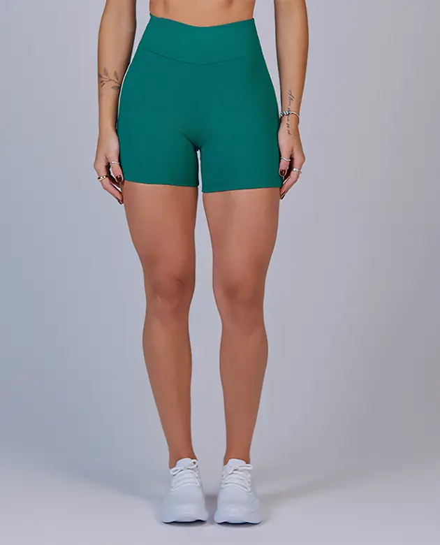 SHORT GROWTH VIVO CONTRASTANTE LATERAL VERDE ESCURO