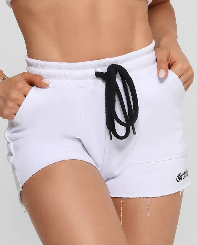 Short Moletom Growth Athl Branco