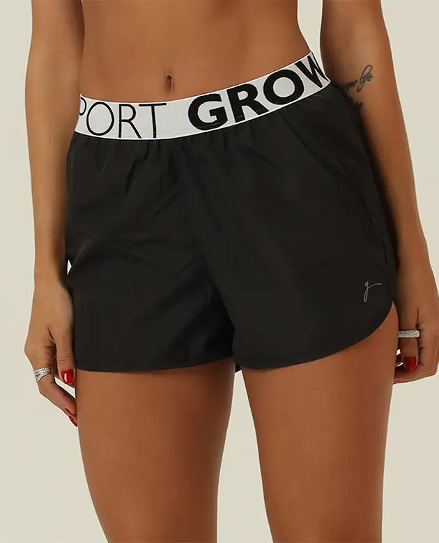 Short Nylon Growth Sport Preto