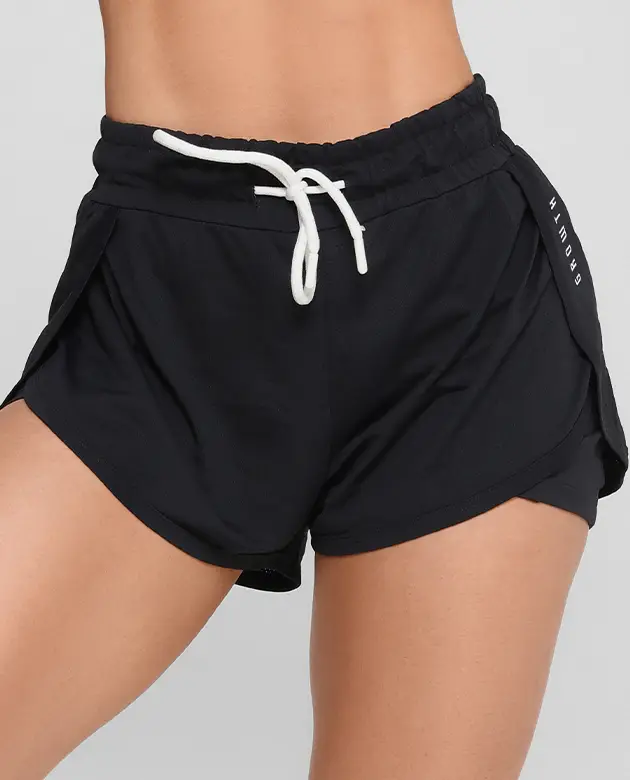 Shorts Duplo Growth Gip Preto