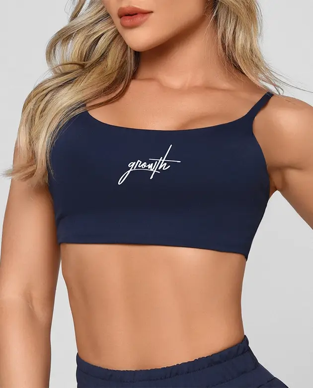 Top Azul Marinho Growth Manuscrito