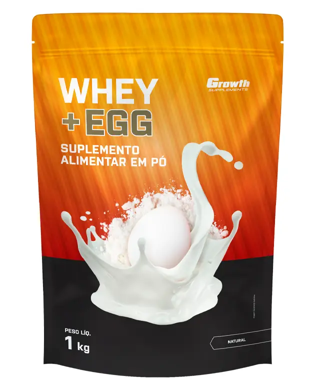 Whey e Egg Sabor Natural 1Kg