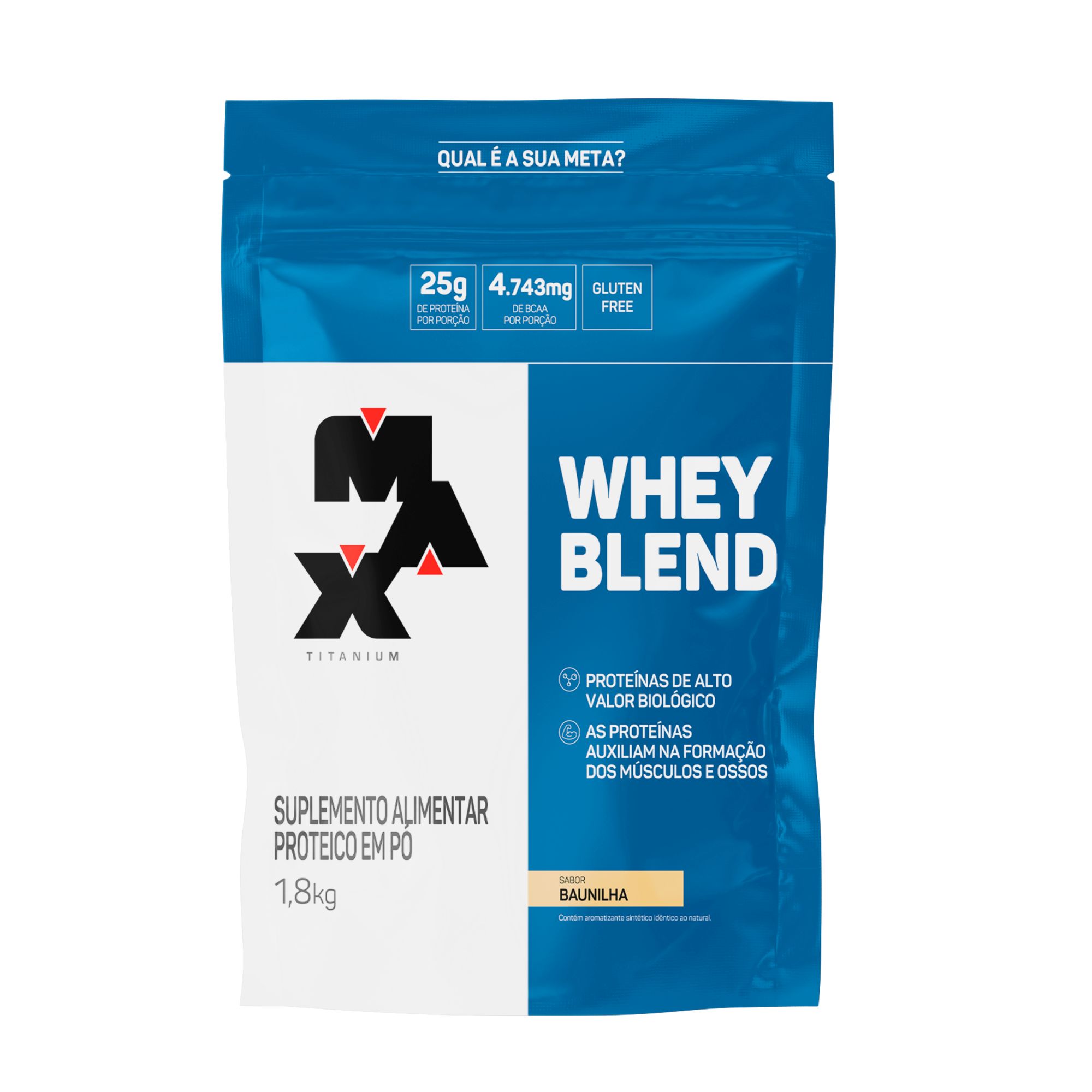 Max Titanium Whey Blend 1,8Kg - Nova Fórmula